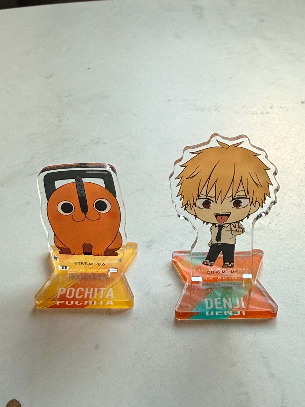 Chainsaw Man Denji Pochita Mini Acrylic Stand Figure Set Anime Japan